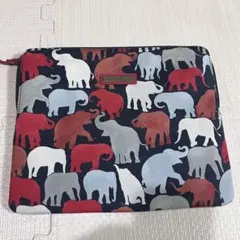 Jim Thompson ジムトンプソン ポーチ ipadケース タイシルク 象