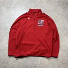 ナイキ　ジャージ　ハーフジップ　ロゴ　アメリカ古着　L 6441