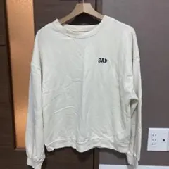 GAP ロゴ刺繍 スウェット クリーム色