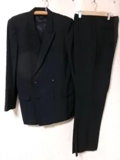 103235 メンズ　礼服　ダブルスーツ上下　背抜き　100A8