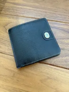 dunhill 二つ折り財布 ブラック レザー