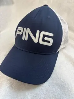 PING ネイビー キャップ メッシュ　メンズ