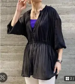 ページボーイ　シアー　トップス　シャツ