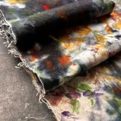 37 デニムペイント　ハギレ