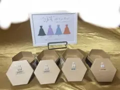 カラフルドレステーマ六角形ボックスセット