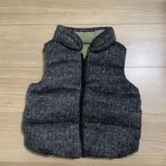 【値下げ】コムサ（COMME CA come green）ダウンベスト 100