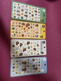 LINE FRIENDS PUKUPUKU SEAL 4種セットのサムネイル