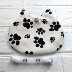 移動ポケット 猫耳 肉球柄　No.47