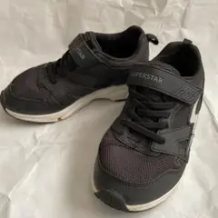 SUPERSTAR ブラック スニーカー 19.5cm