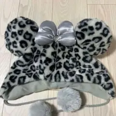 ディズニー　ミニー　ヒョウ柄　ファンキャップ y2k