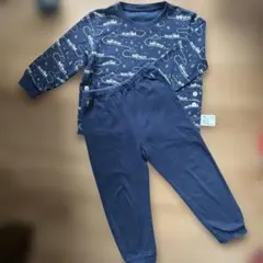 UNIQLO 列車柄 パジャマ 100cm ネイビー