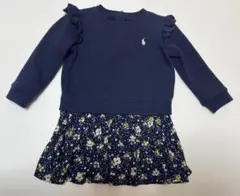 Ralph Lauren フリル花柄ワンピース