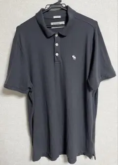 ［値下げ］Abercrombie & Fitch グレー ポロシャツ XXL