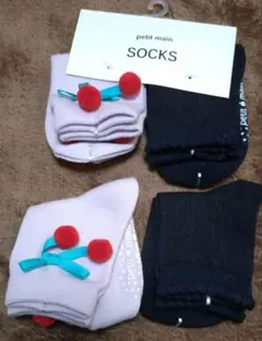 petit main キッズ靴下 　4足セット ss（11〜13cm）新品未使用