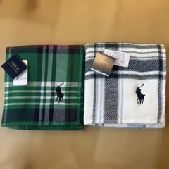 【新品未使用】POLO RALPH LAUREN ハンカチ 2枚セット