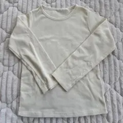 ZARA kids☆リブコットンロンT ライトイエロー110cm
