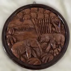 象の壁飾り