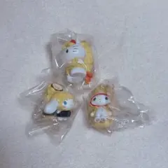 天麩羅 サンリオ ガチャガチャ キティ シナモン マイメロ 3点セット