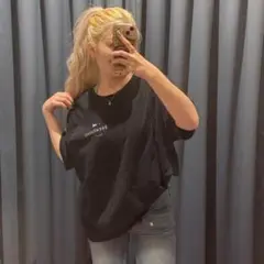 【送料無料】USA古着 企業系 プリント Tシャツ 黒 Y2K 大きめ 2XL