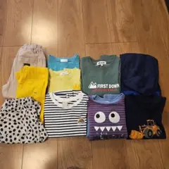 キッズ服 10点セット Tシャツ・スウェット・ジャケット