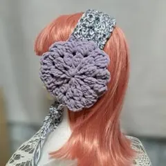かぎ針編みの耳あて・イヤーマフ