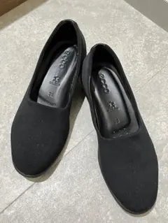 エコー ecco パンプス 23cm 黒 ブラックストレッチ コンフォートのサムネイル