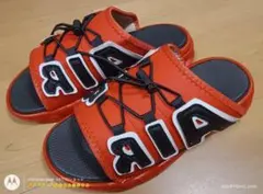AIR ロゴ エアクッション スポーツサンダル レッド 25-26CM