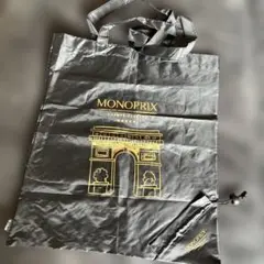 MONOPRIX モノプリ エコバッグ シャンゼリゼ店限定 凱旋門 黒
