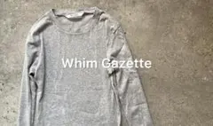 Whim Gazette 長袖カットソー グレー