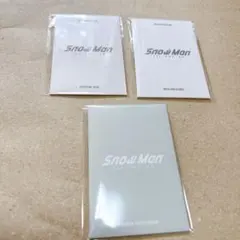 Snow Man POP-UP フォトカード　目黒蓮　阿部亮平　渡辺翔太