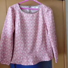 NATURAL BEAUTY BASIC 花柄長袖シャツ Mサイズ