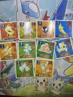 アマダ ポケットモンスター アマダ 最強シール烈伝 技 No.166 テクスチャー ポリゴン キラ