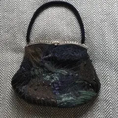 【チャイモモさま専用ページ】ビーズ刺繍 パーティーバッグ