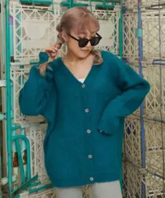 ヴィンテージモヘアライクBIGカーディガンのサムネイル