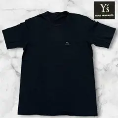 Y's ヨウジヤマモト ワンポイント ロゴ Tシャツ ブラック 半袖 レディースのサムネイル