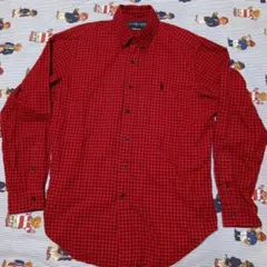 Ralph Lauren クラシックフィット 赤 チェック　ネルシャツ