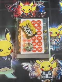 ポケモンカード ブラッキー&ダークライ　コイン+紙ダメカン+紙プレイシート