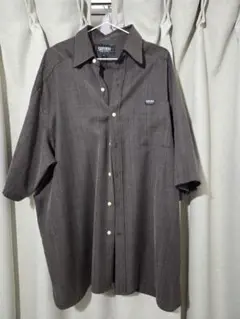 【美品】gains 半袖　 XXL ブラウンチェック　B系　hip hop　大