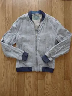ZARA MAN ボンバージャケット ライトグレー