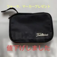Titleist VG3 ポーチ ブラック ゴルフ小物入れのサムネイル