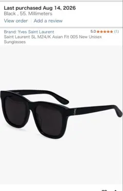 サンローラン SL98 サングラス 岩田剛典 廃盤 SAINT LAURENT - メルカリ