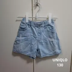 UNIQLO　ユニクロ　130　ショートパンツ　デニム　短パン