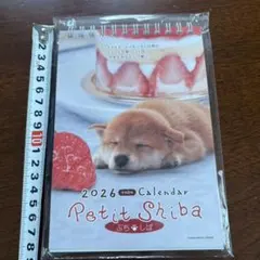未使用、2026年、犬、卓上カレンダーのサムネイル
