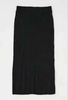 AZUL BY MOUSSY H/Bニットスカート(ブラック/Lサイズ)