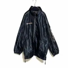 Champion チャンピオン ナイロンジャケット ネイビー　M