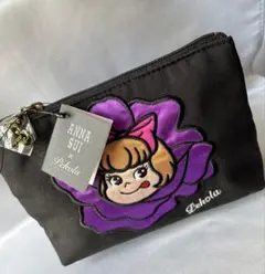 ANNA SUI × Pekola ポーチ ブラック 未使用　タグ付き　再値下げのサムネイル