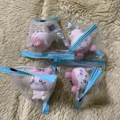 ちいかわ インテリアミニフィギュア ミニフィギュア 古本屋 カニちゃん　4点