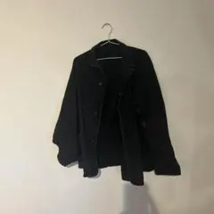 comoliブラックデニムワークジャケット2