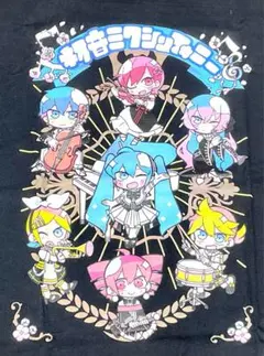 VOCALOID Tシャツブラック 初音ミク 巡音ルカ 重音テト 美少女 グッズ