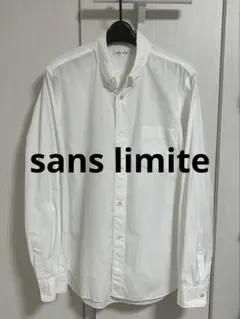 sans limite サンリミット　ブロードボタンダウンシャツのサムネイル